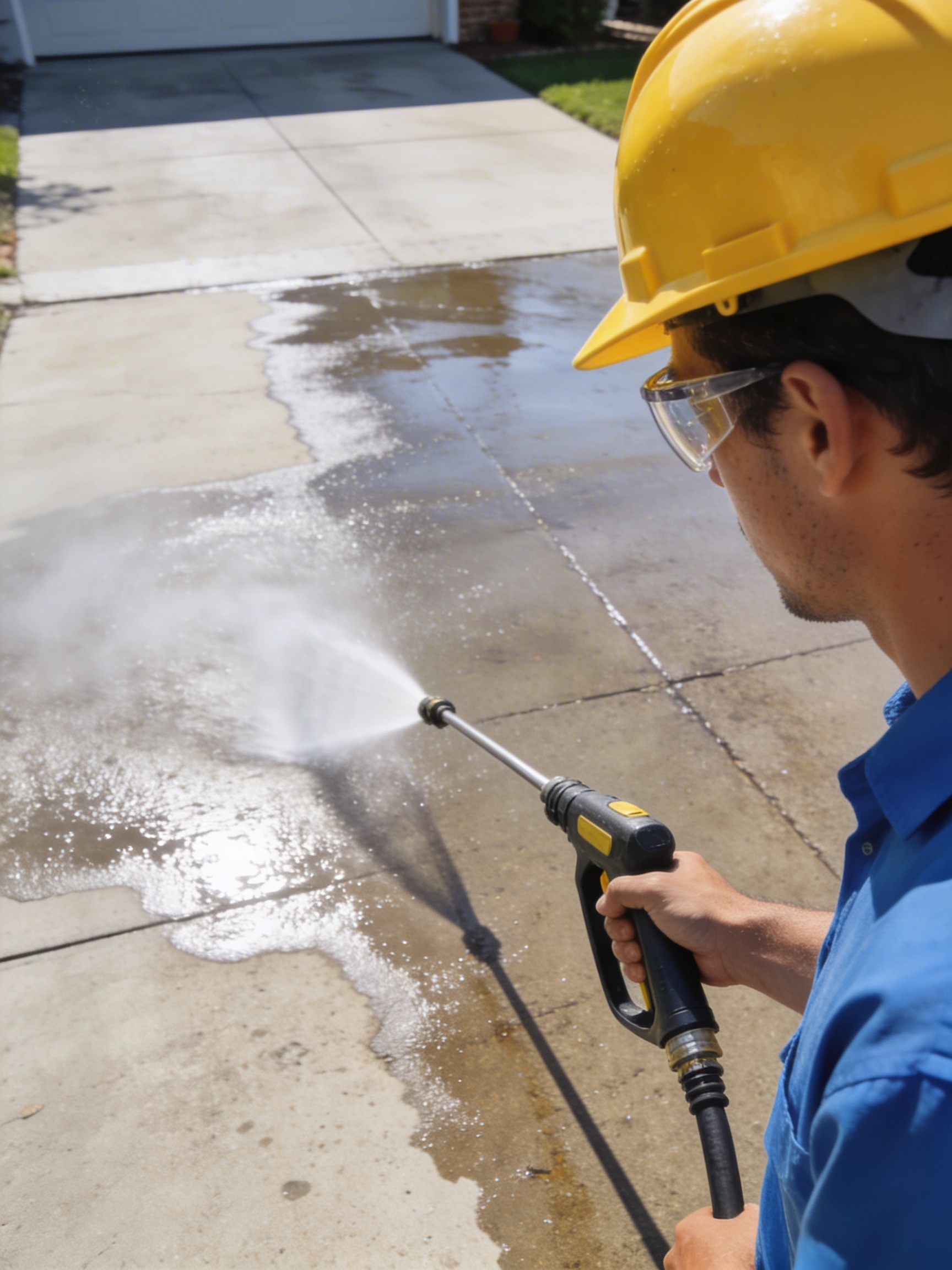 Driveway cleaning
